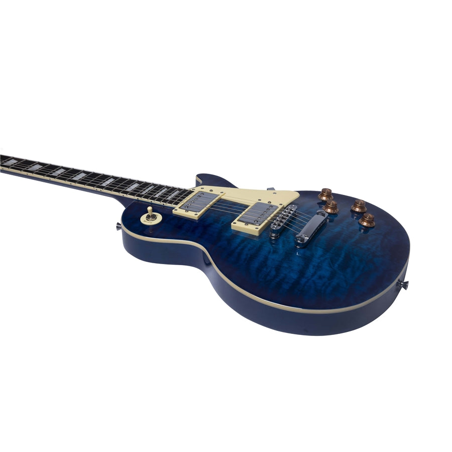 Eko Guitars - LS-300 Blue Quilted Ho