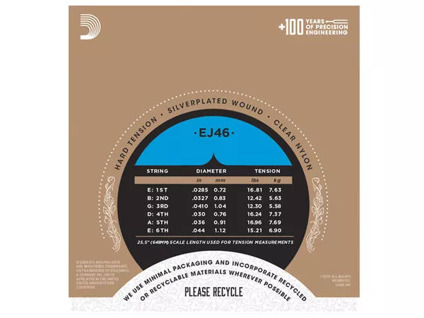 D'ADDARIO EJ46 Hard Tension