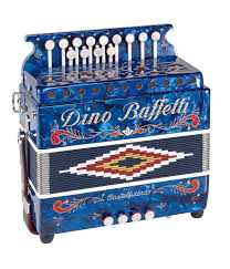 ORGANETTO DINO BAFFETTI ART.41 BLU CELLULOIDE