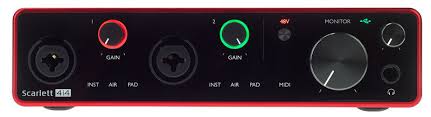 FOCUSRITE Scarlett 4i4 3rd Generazione