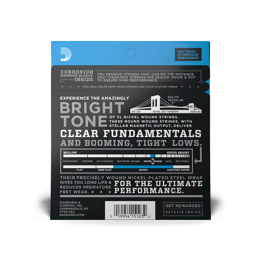 D'ADDARIO EXL170 LIGHT .045/.100