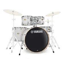 YAMAHA SBP0F5CR Stage Custom Birch Bianca Escluso Hardware e Piatti