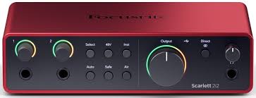 FOCUSRITE Scarlett 2i2 4th Generazione