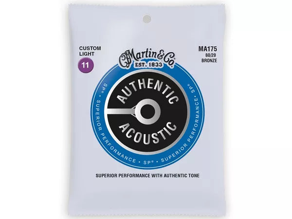 MARTIN MA175 Authentic SP 80/20 Bronze Custom Light