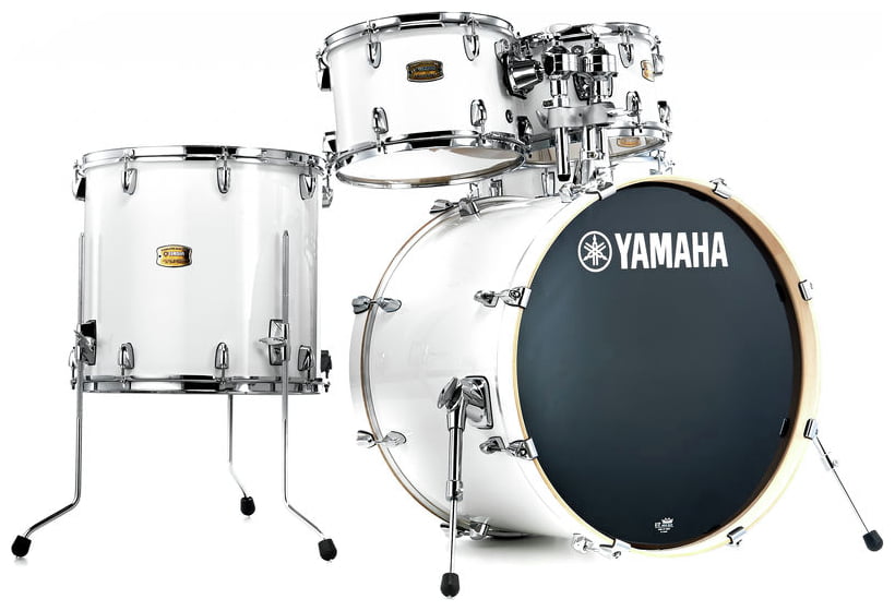 YAMAHA SBP0F5CR Stage Custom Birch Bianca Escluso Hardware e Piatti - immagine 4