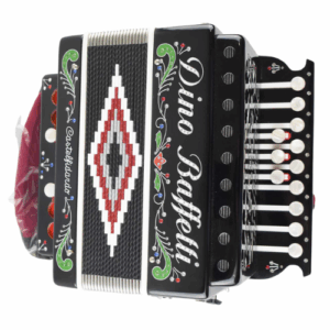 Baffetti ART.22 Organetto 2 Bassi Nero con Astuccio