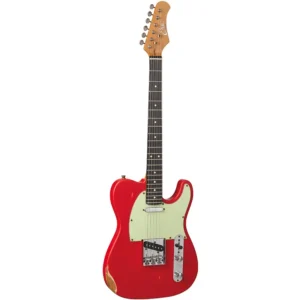 Eko Guitars VT-380 Relic Fiesta Red 05130242