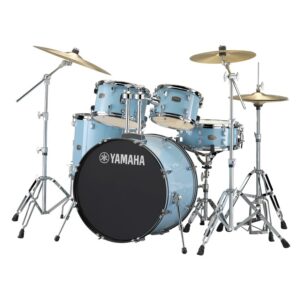 YAMAHA RYDEEN STANDARD BATTERIA ACUSTICA CASSA 22″ CON HARDWARE + PIATTI  Pale Blue