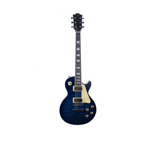 Eko Guitars - LS-300 Blue Quilted Ho