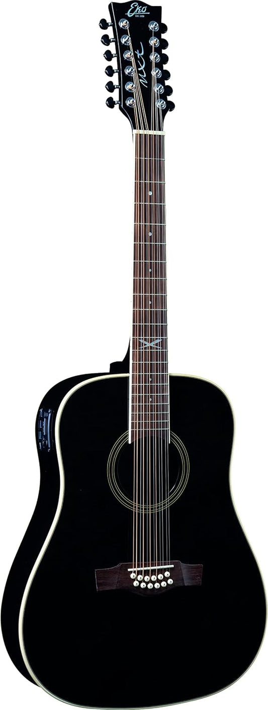 EKO NXT D100e XII See Through Black  12 CORDE