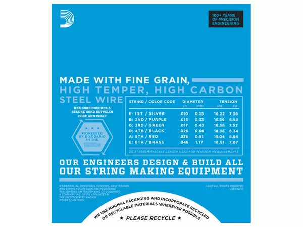 D'ADDARIO EXL110 Regular Light