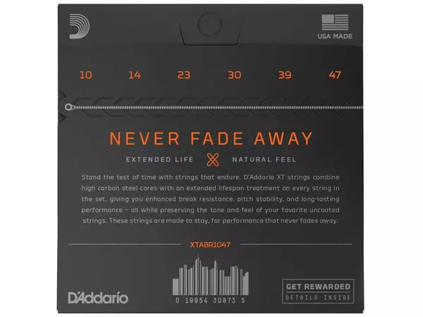 D'ADDARIO XTABR1047 Extra Light XT 80/20 Bronze