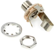 Nuovo Jack Femmina Fender - 0021956049 - Chrome - Chitarra & Ampli