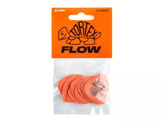DUNLOP 558P060 Tortex Flow Standard .60mm Players (12-pack)