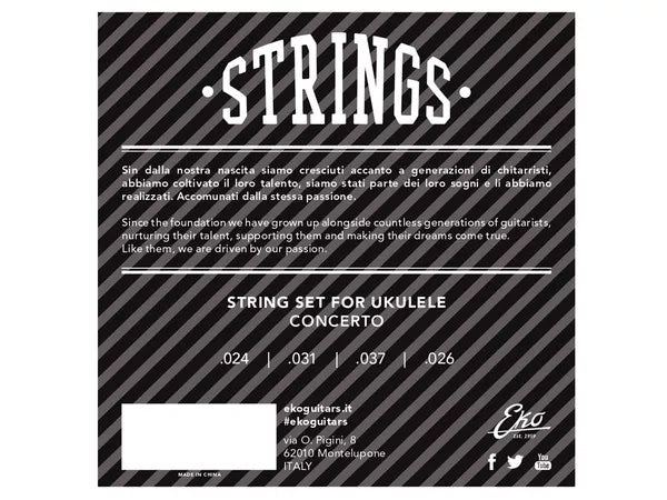 EKO Ukulele Soprano Strings