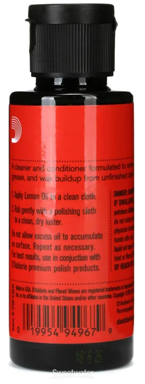 D'Addario Lemon Oil - immagine 2