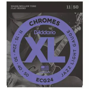 D'ADDARIO ECG24 Chromes Jazz Light