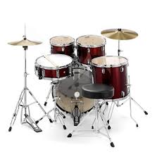 MAPEX TORNADO TND5044TDR DARK BURGUNDY BATTERIA ACUSTICA COMPLETA CASSA 20" - immagine 3