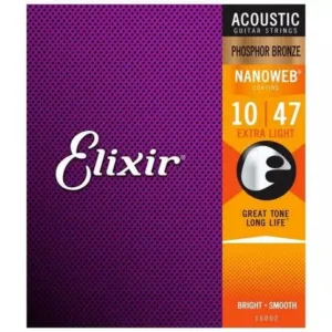 ELIXIR Nanoweb 16002 Extra Light Phosphor Bronze