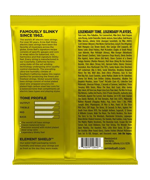 ERNIE BALL 2840 NICKEL WOUND BEEFY SLINKY 65-130 - immagine 2