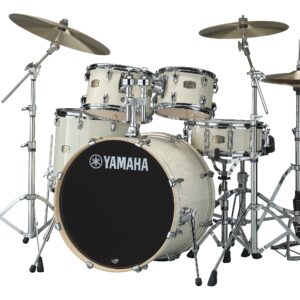 YAMAHA SBP0F5CR Stage Custom Birch Bianca Escluso Hardware e Piatti