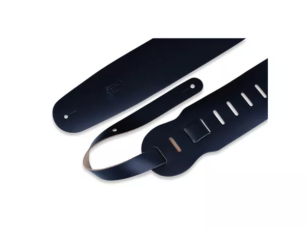 LEVY'S M4-blk Tracolla In Pelle Black 3 1/2" - immagine 2