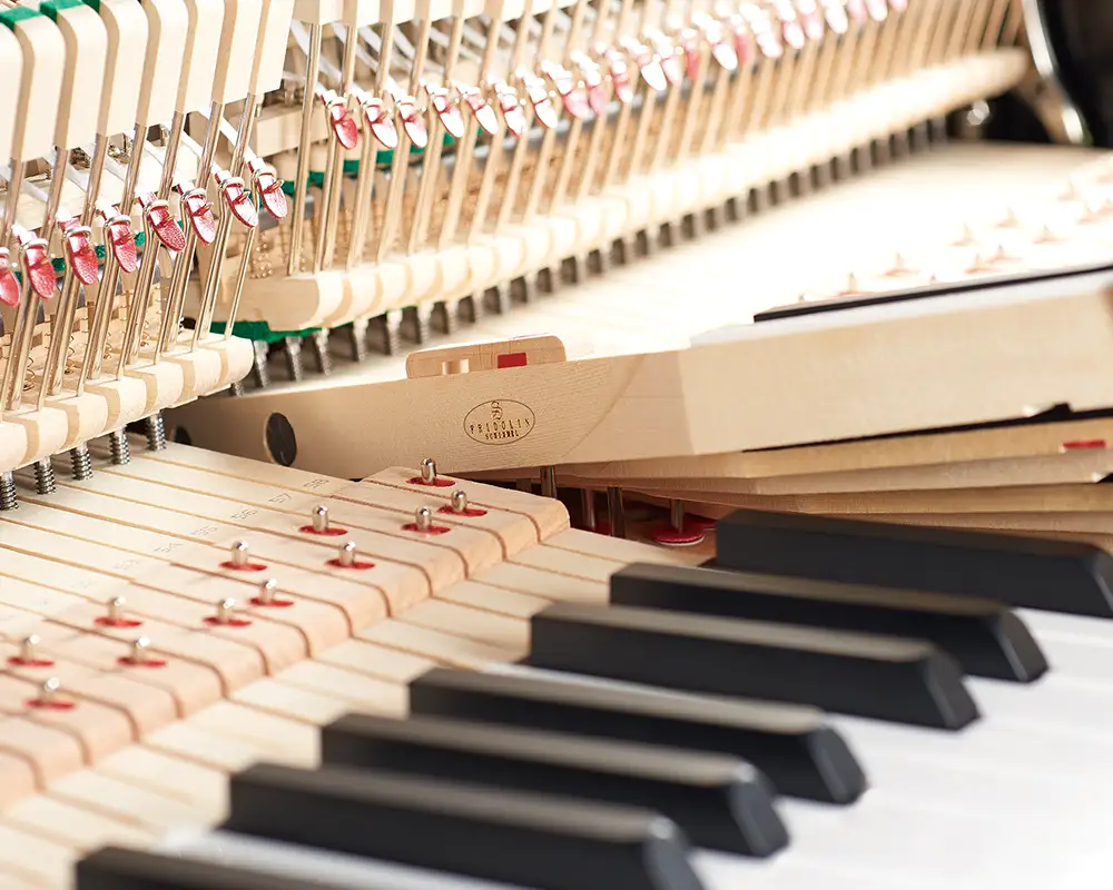 Schimmel Fridolin  Pianoforte verticale  F130 Tradition  nero lucido - immagine 3