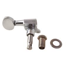 Meccaniche chitarra acustica e elettrica Soundsation SMH-E-C-6L chrome in linea - immagine 2