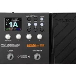NUX MG-300 MKII Pedaliera Modeler Di Amplificatori Ed Effetti Per Chitarra