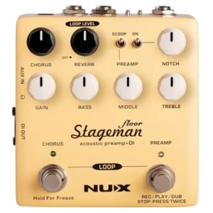 NUX NAP 5 Floor Stageman Acustic Preamplificatore + DI E863E