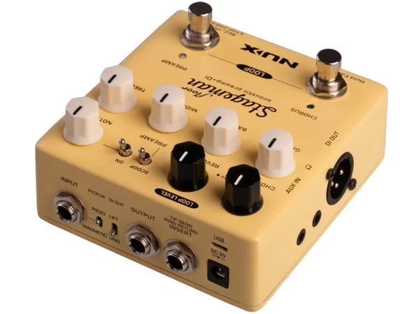 NUX NAP 5 Floor Stageman Acustic Preamplificatore + DI E863E - immagine 2