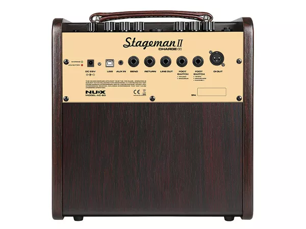 NUX Stageman II Charge AC-80 Amplificatore Per Chitarra Acustica - immagine 4