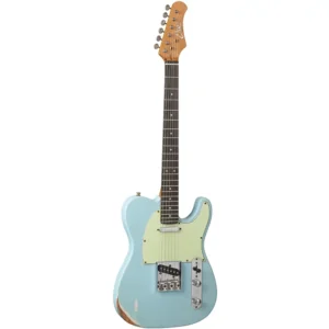 Eko Guitars VT-380 Relic Daphne Blue 05130234