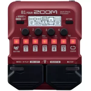 ZOOM B1 Four Pedaliera Per Basso Con Pooper E Pattern Ritmici